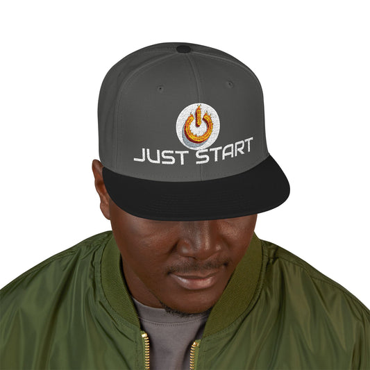 Just Start Snapback (Embroidery)